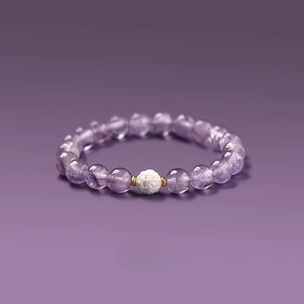 Natural Amethyst Pixiu Bracelet - Natural Energy&Handmade