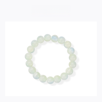 Floral Crystal Bead Bracelet - Natural Energy&Handmade